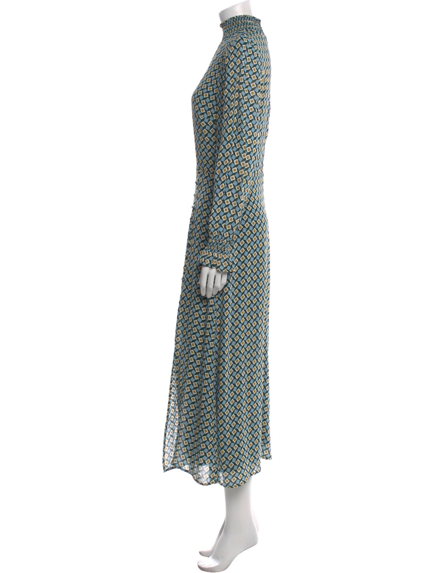 Reformation Printed Long Dress