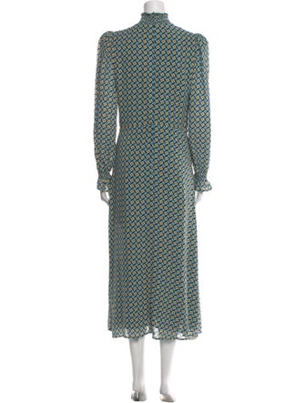 Reformation Printed Long Dress