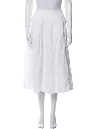 Reformation Linen Midi Length Skirt