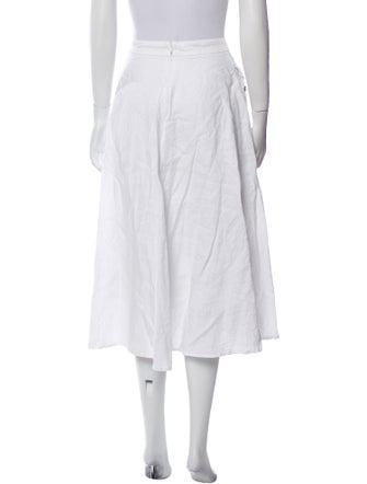 Reformation Linen Midi Length Skirt