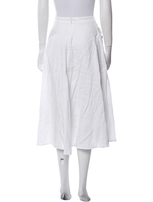 Reformation Linen Midi Length Skirt