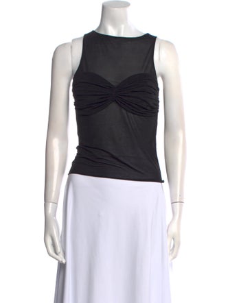 Reformation Scoop Neck Sleeveless Top