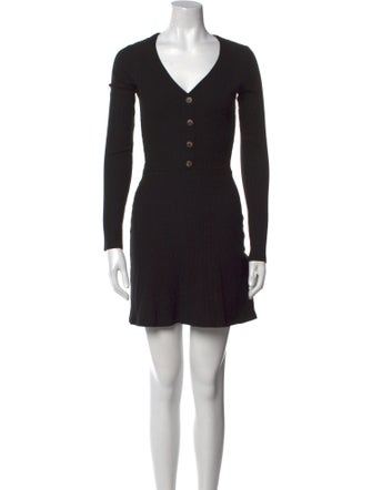 Reformation V-Neck Mini Dress