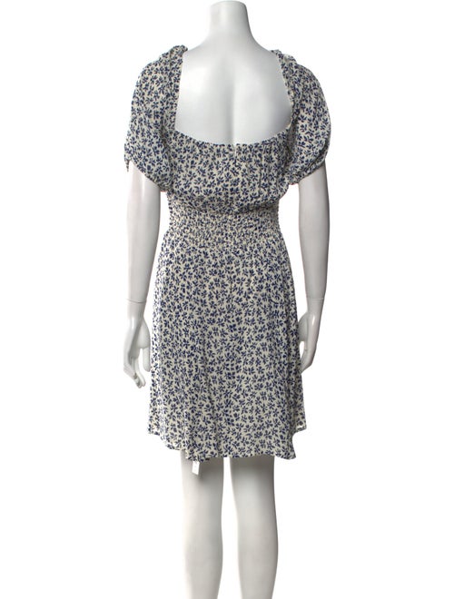 Reformation Floral Print Mini Dress