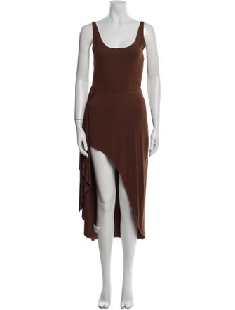 Reformation Scoop Neck Long Dress