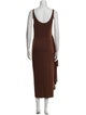 Reformation Scoop Neck Long Dress