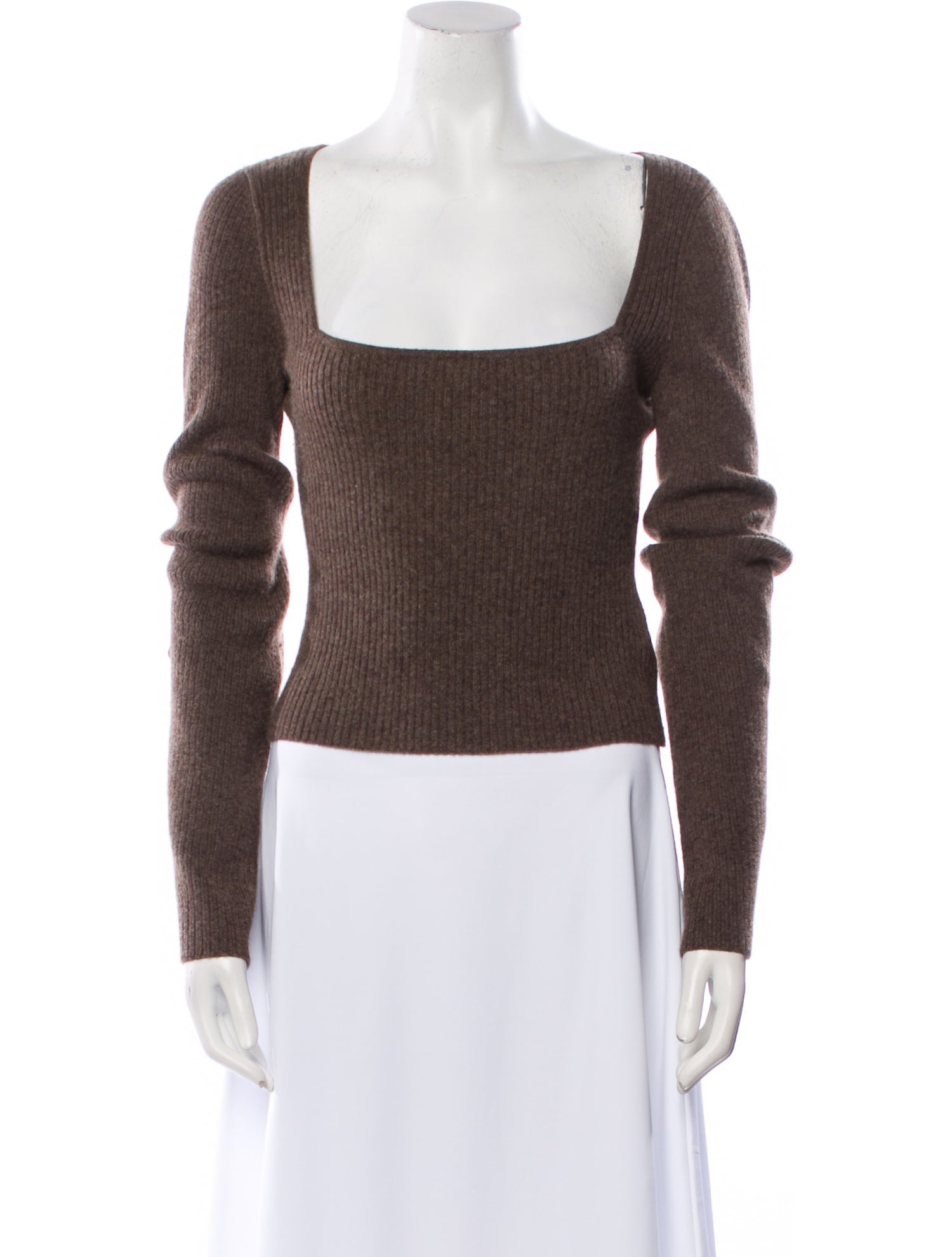 Reformation Cashmere Square Neckline Sweater