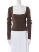 Reformation Cashmere Square Neckline Sweater
