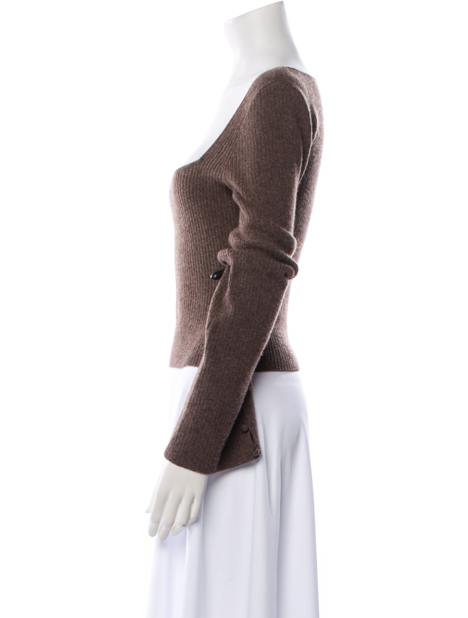 Reformation Cashmere Square Neckline Sweater