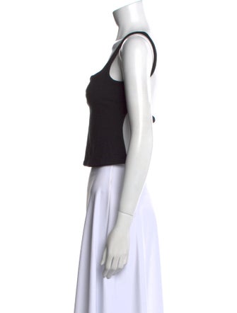 Reformation Square Neckline Sleeveless Crop Top