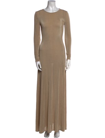 Reformation Scoop Neck Long Dress