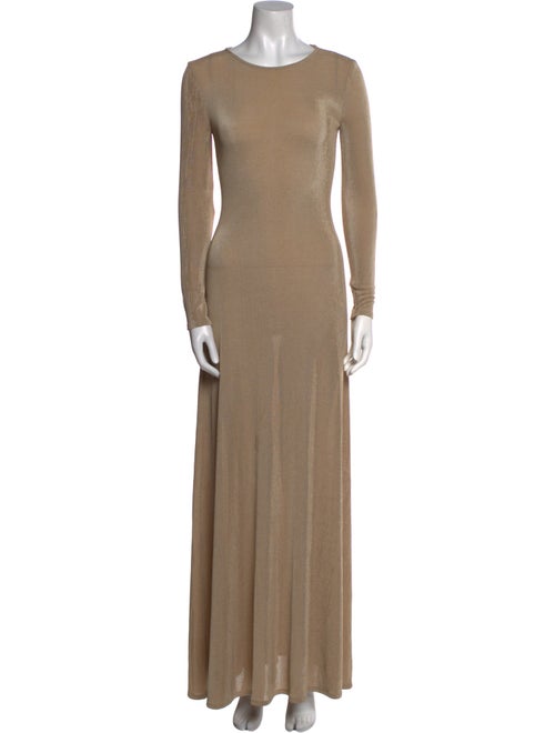 Reformation Scoop Neck Long Dress