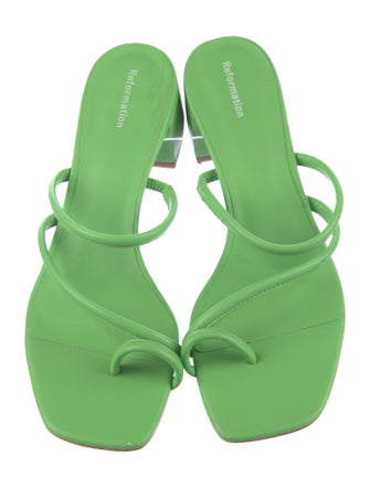 Reformation Leather Slides