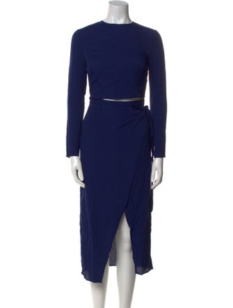 Reformation Crew Neck Knee-Length Dress