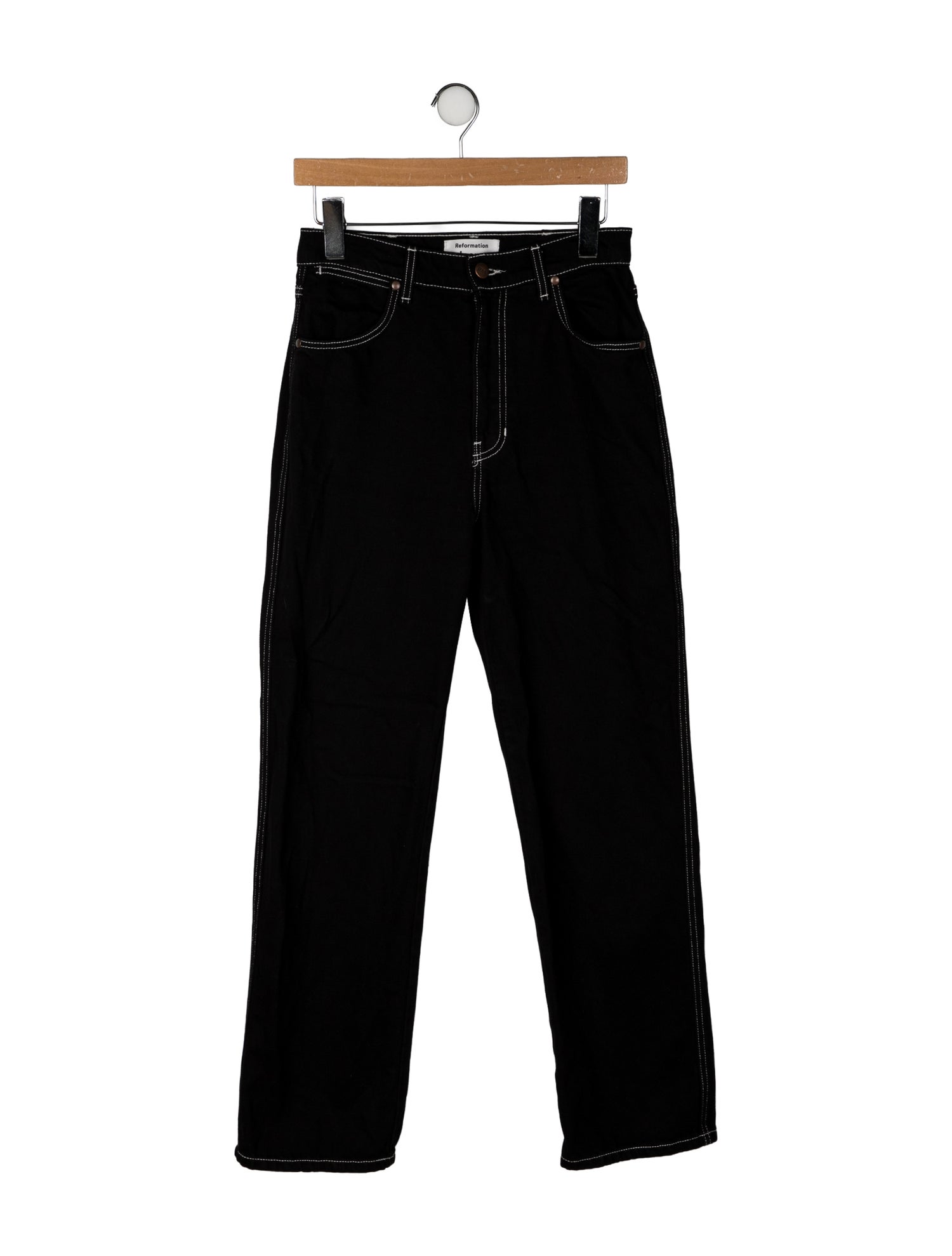 Reformation High-Rise Straight Leg Jeans