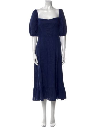 Reformation Linen Long Dress