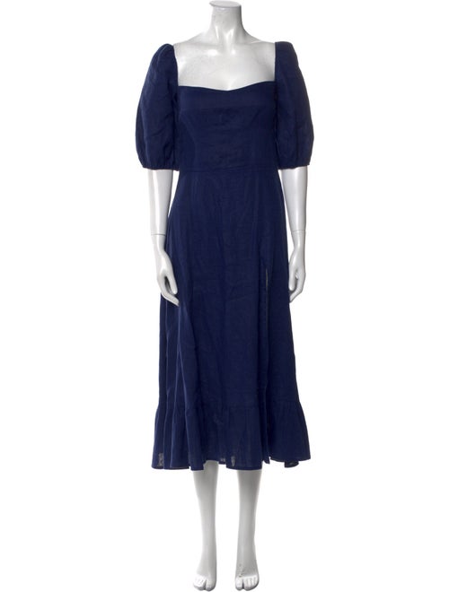Reformation Linen Long Dress