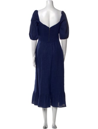 Reformation Linen Long Dress
