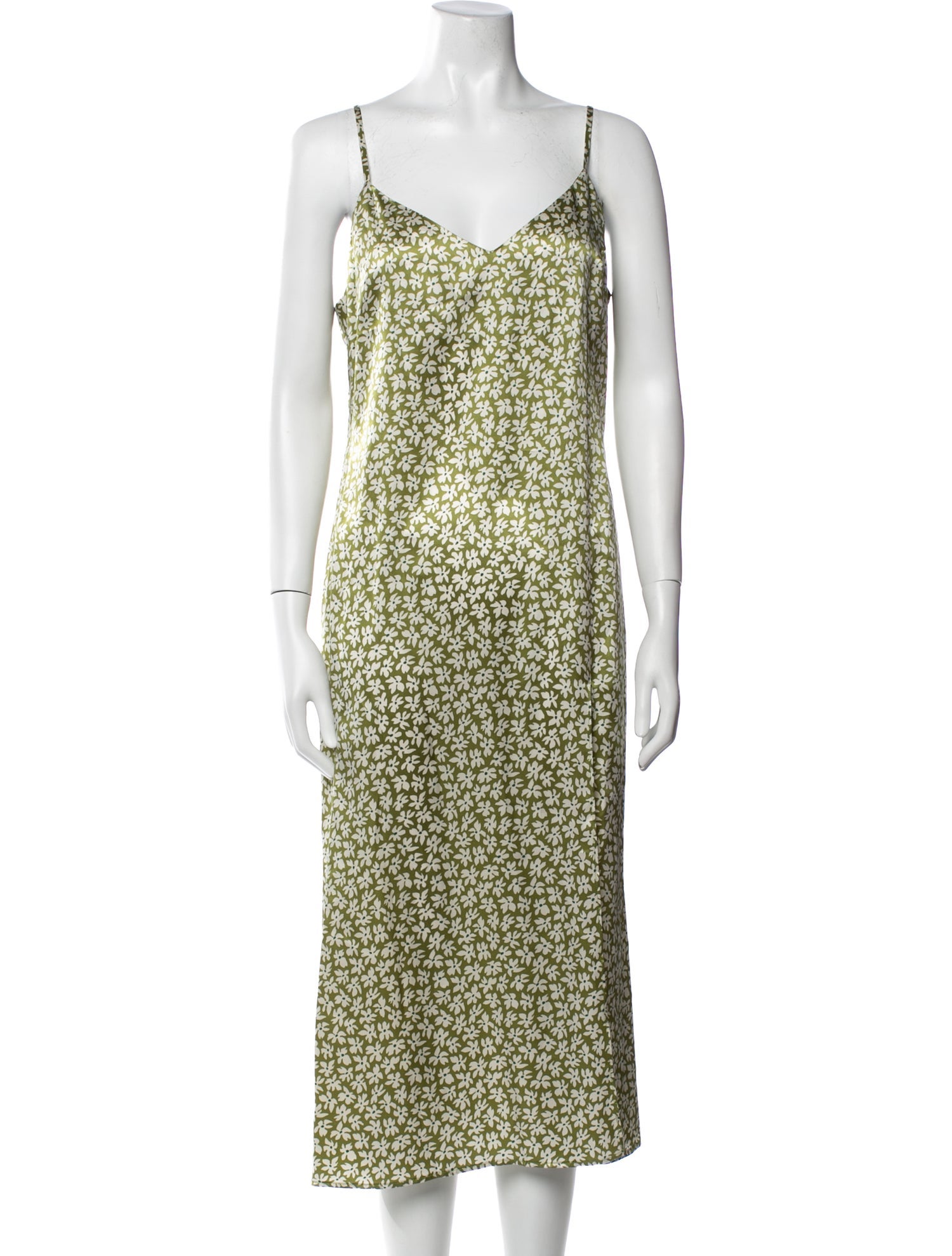 Reformation Silk Midi Length Dress