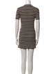 Reformation Striped Mini Dress