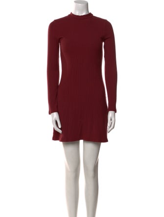 Reformation Mock Neck Mini Dress