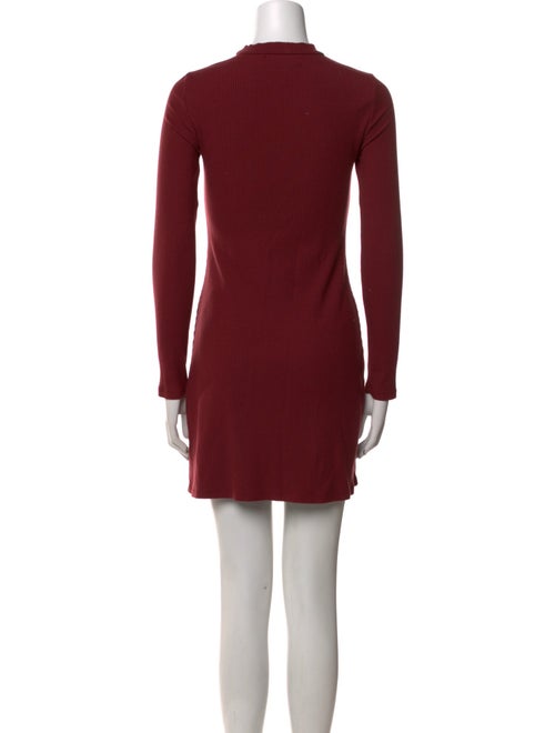 Reformation Mock Neck Mini Dress