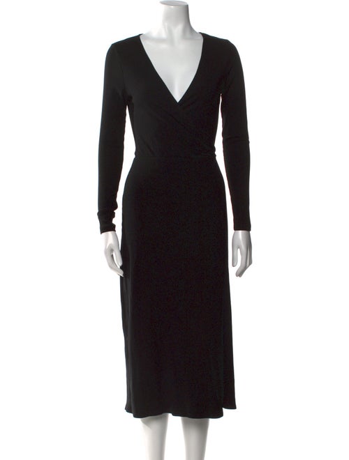 Reformation V-Neck Midi Length Dress