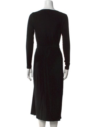 Reformation V-Neck Midi Length Dress