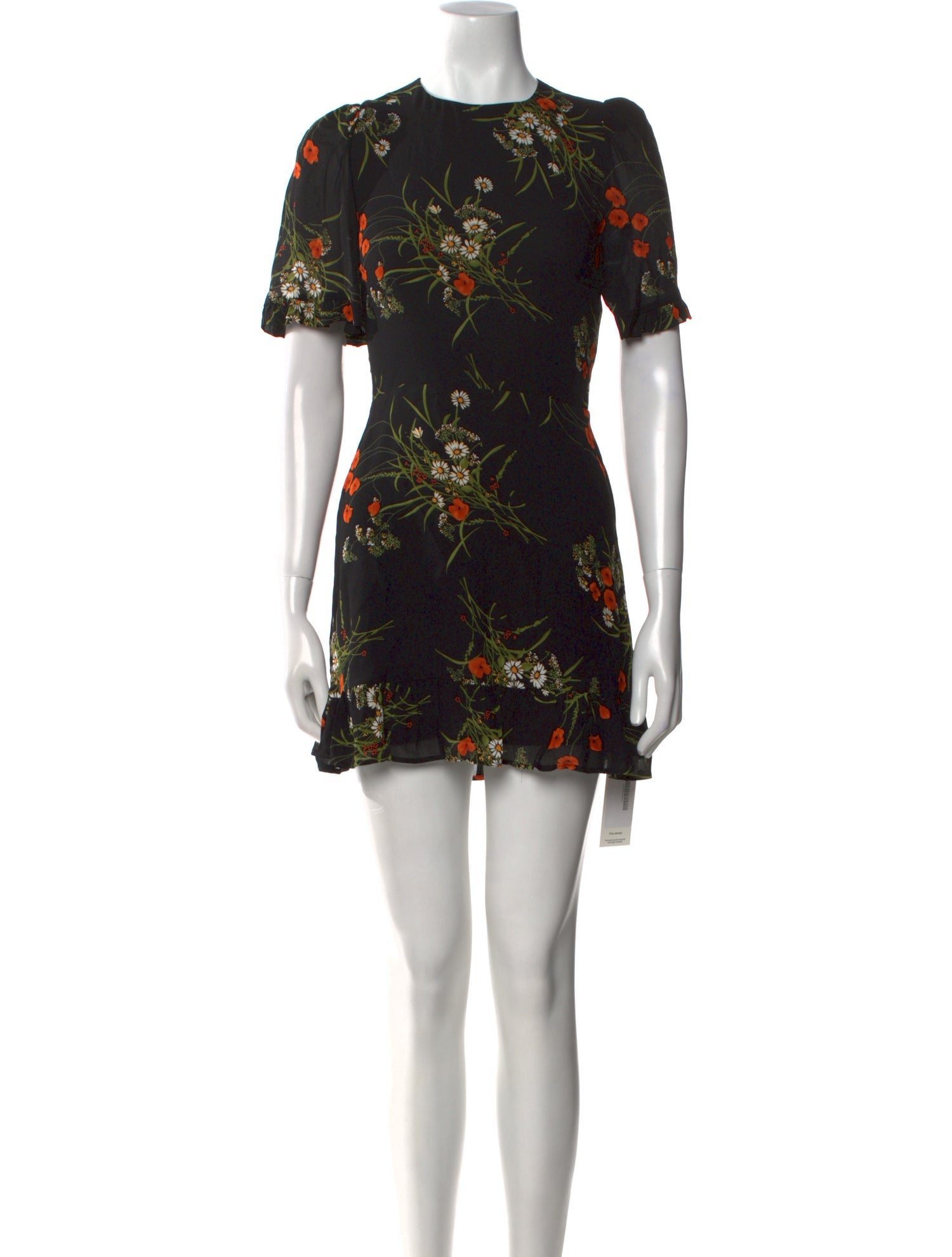 Reformation Floral Print Mini Dress