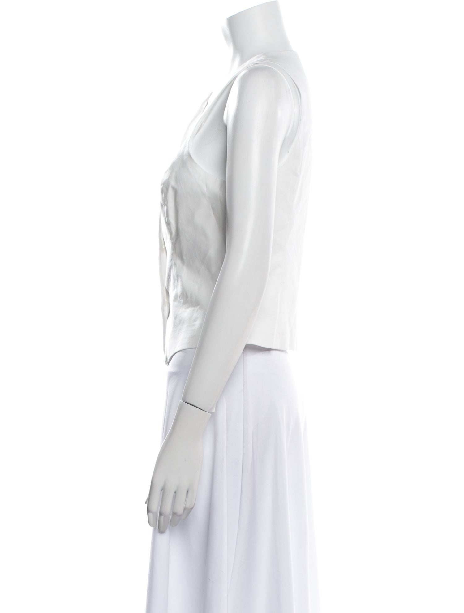 Reformation Crew Neck Sleeveless Crop Top