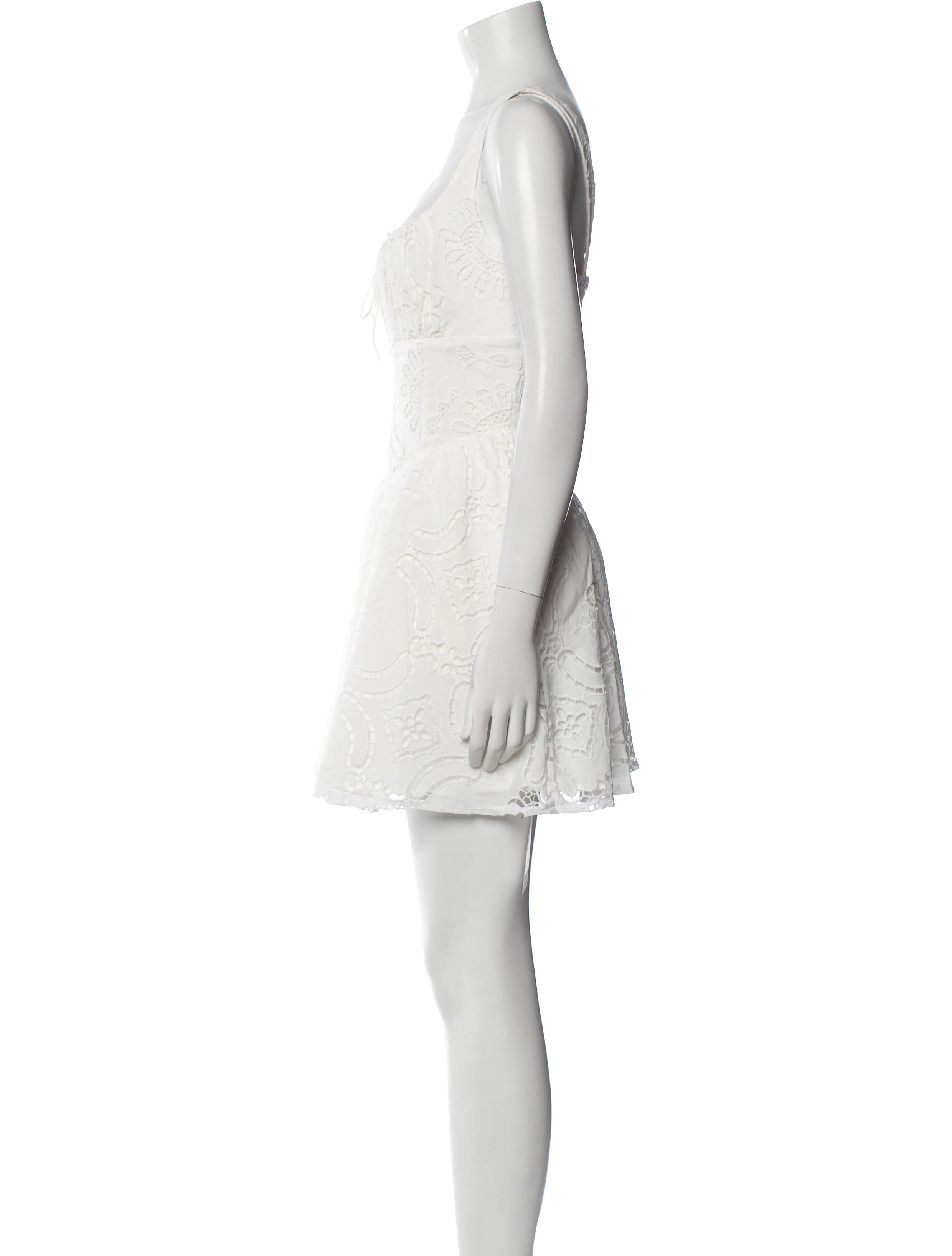 Reformation Square Neckline Mini Dress