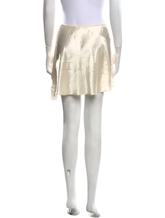 Reformation Silk Mini Skirt