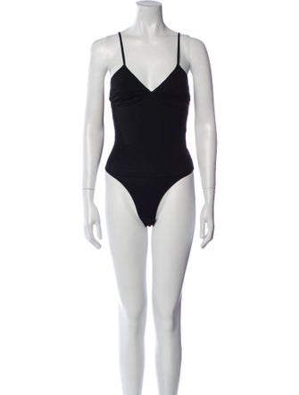 Reformation V-Neck Sleeveless Bodysuit