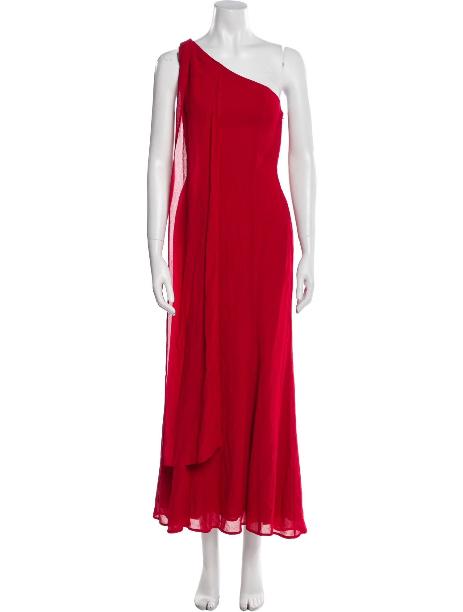 Reformation One-Shoulder Long Dress