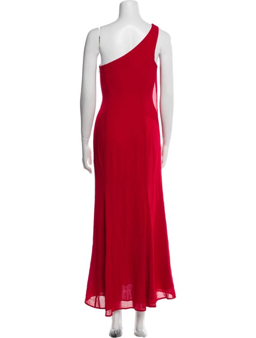 Reformation One-Shoulder Long Dress