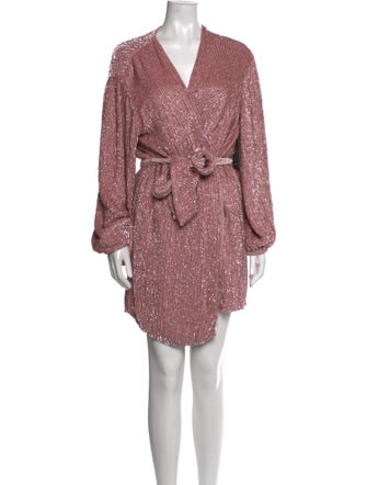 Reformation V-Neck Mini Dress