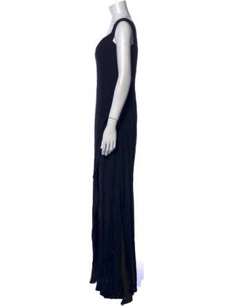 Reformation V-Neck Long Dress