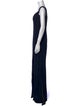 Reformation V-Neck Long Dress