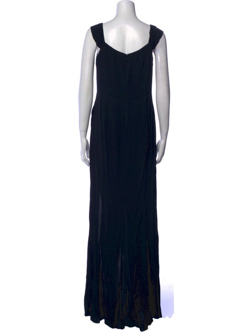 Reformation V-Neck Long Dress