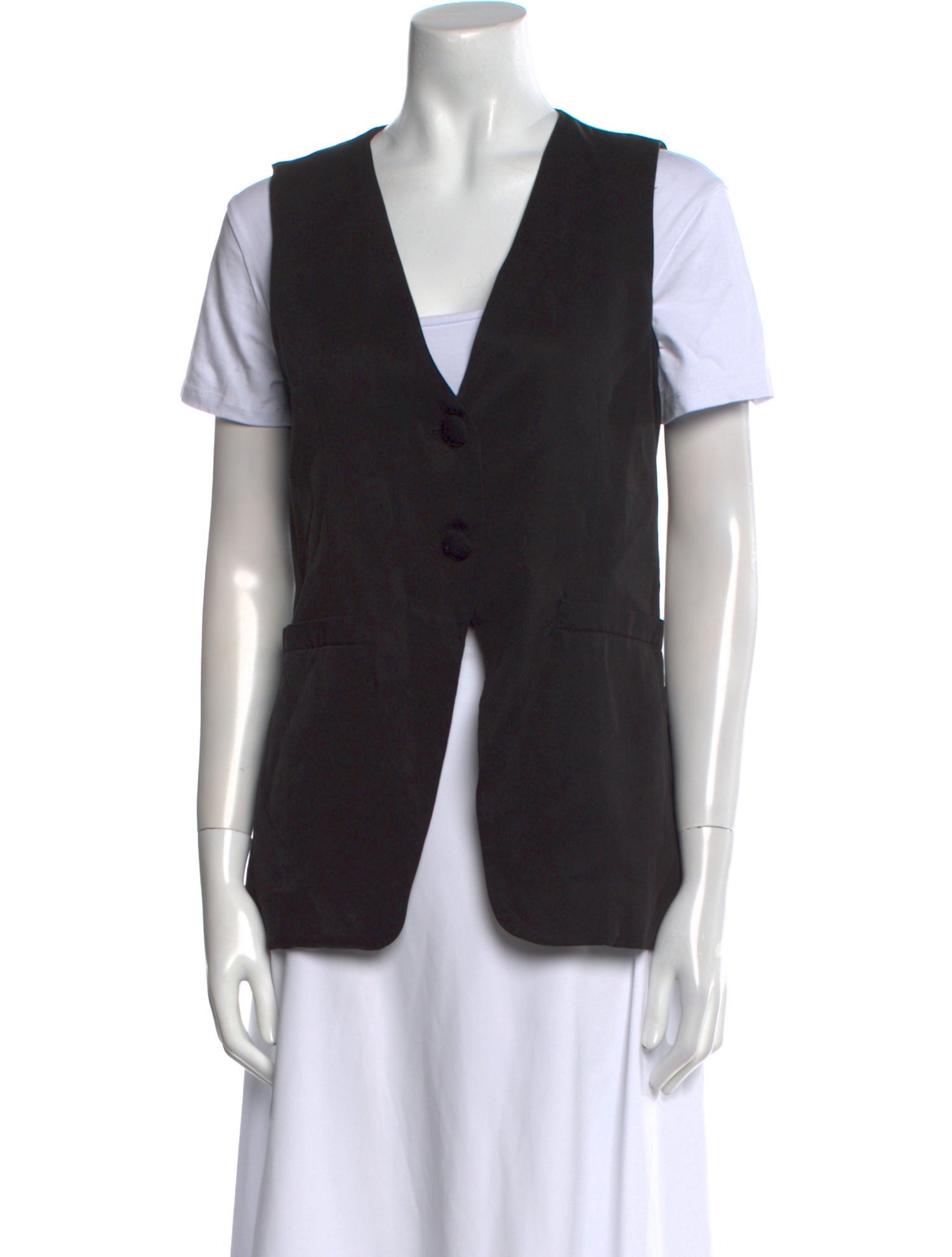 Reformation V-Neck Short Sleeve Button-Up Top