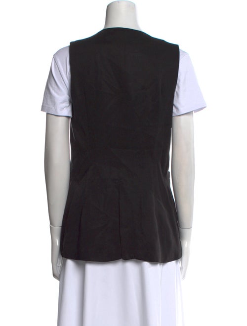 Reformation V-Neck Short Sleeve Button-Up Top