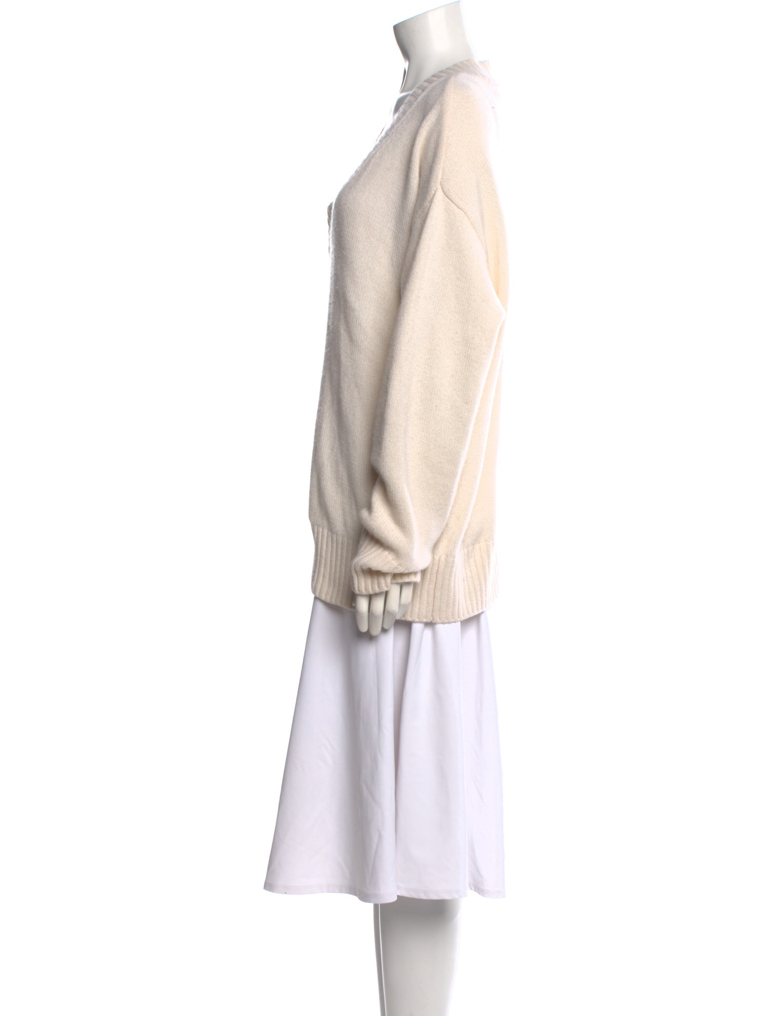 Reformation Cashmere V-Neck Sweater