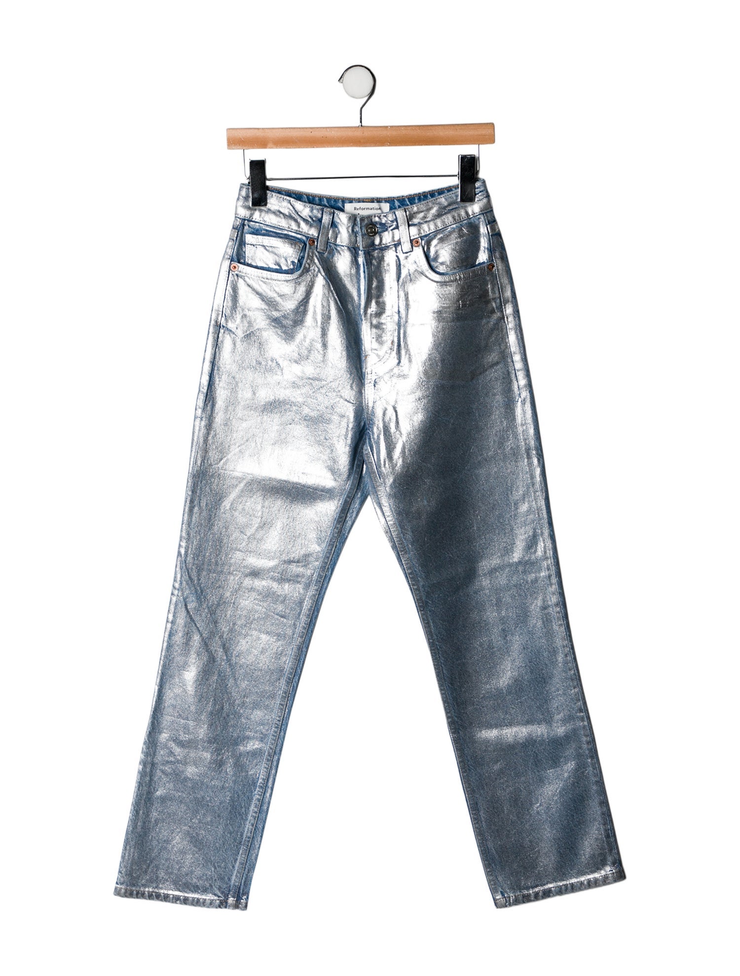 Reformation High-Rise Straight Leg Jeans