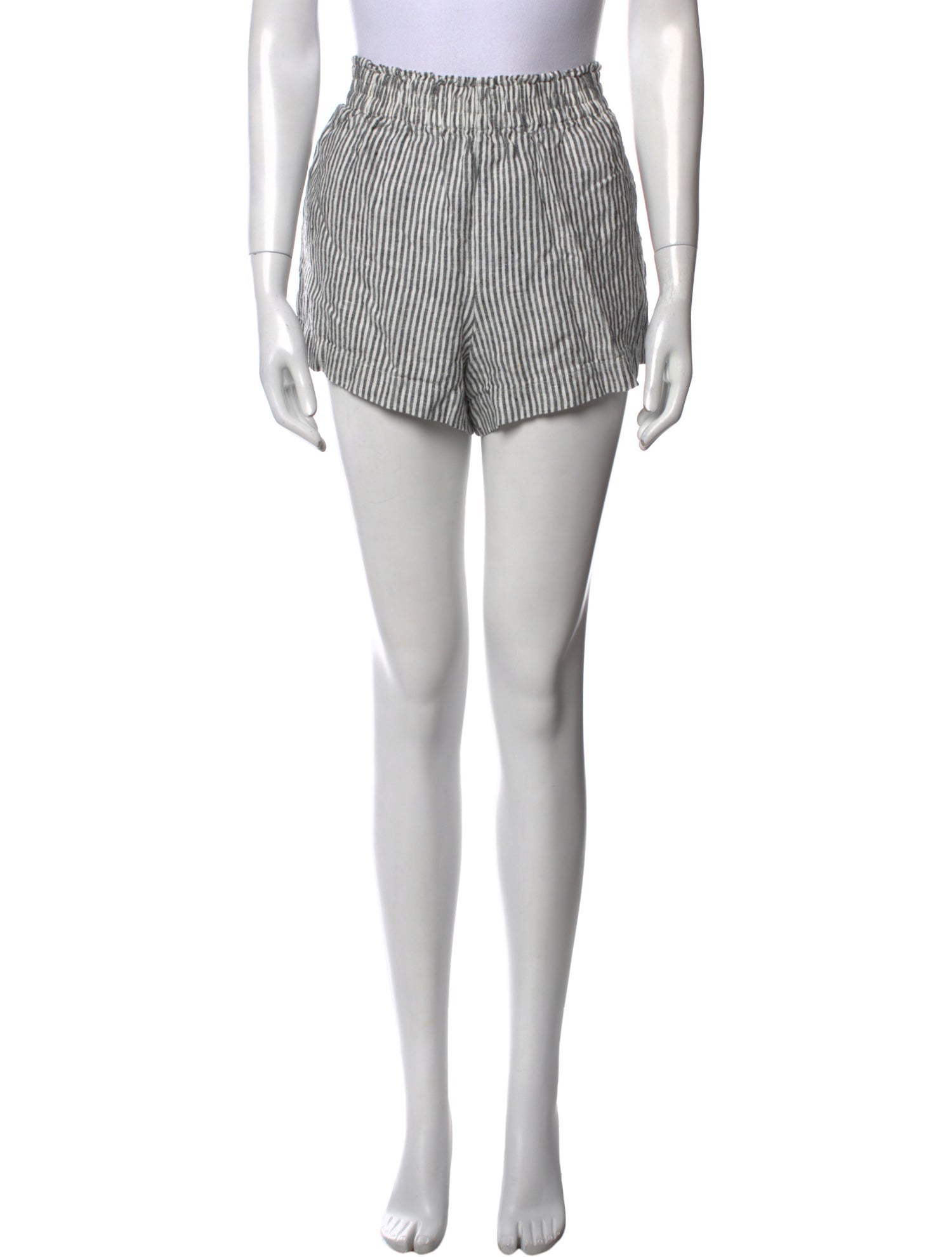 Reformation Striped Mini Shorts