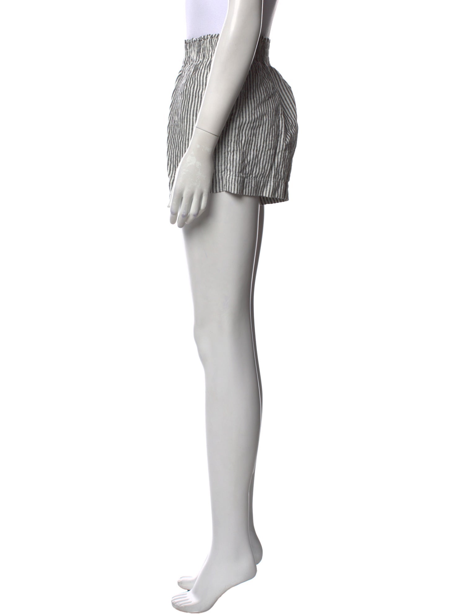 Reformation Striped Mini Shorts