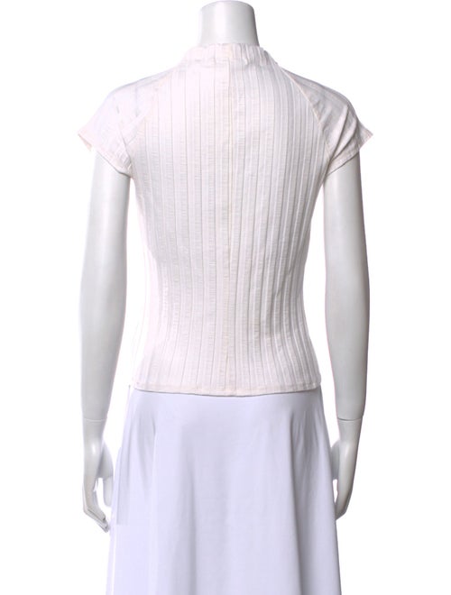 Reformation Mock Neck Short Sleeve Top