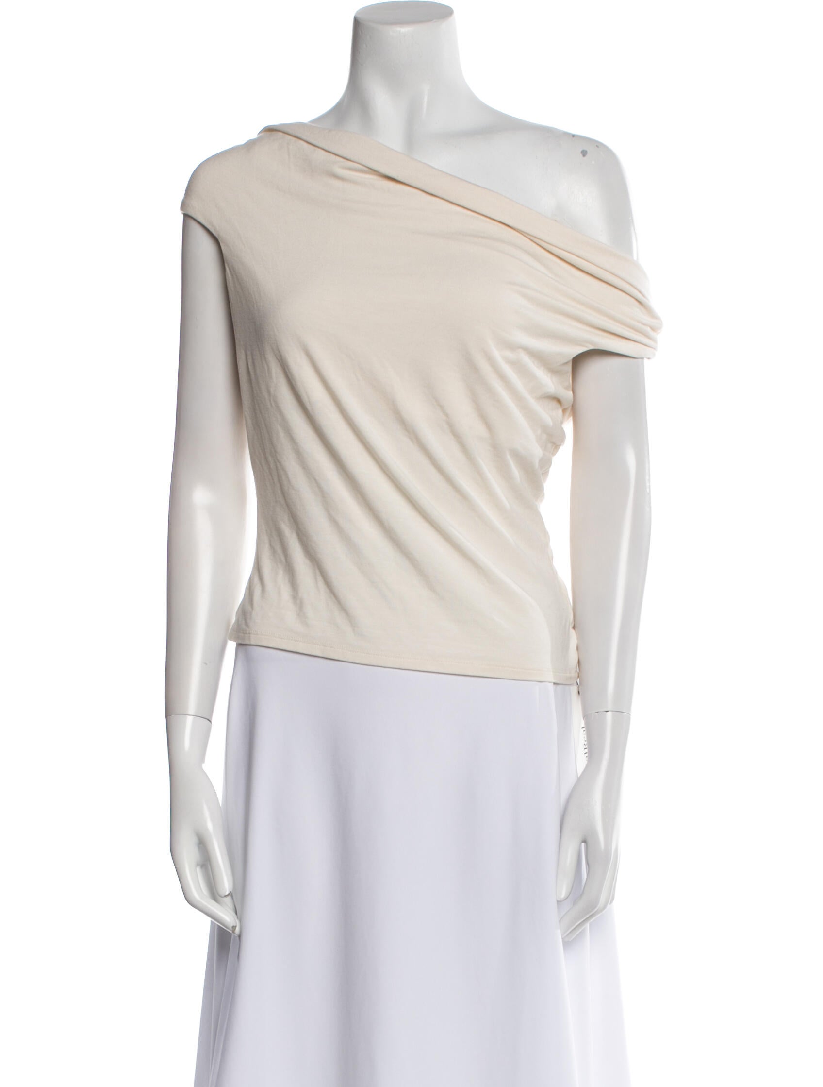 Reformation One-Shoulder Short Sleeve Top