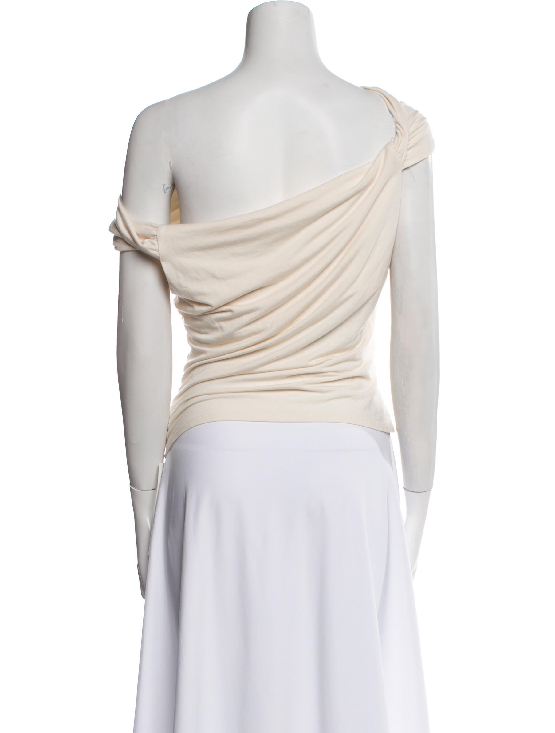 Reformation One-Shoulder Short Sleeve Top