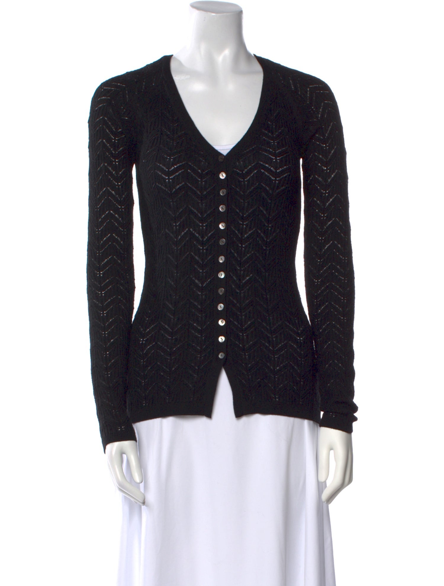 Reformation Merino Wool V-Neck Top