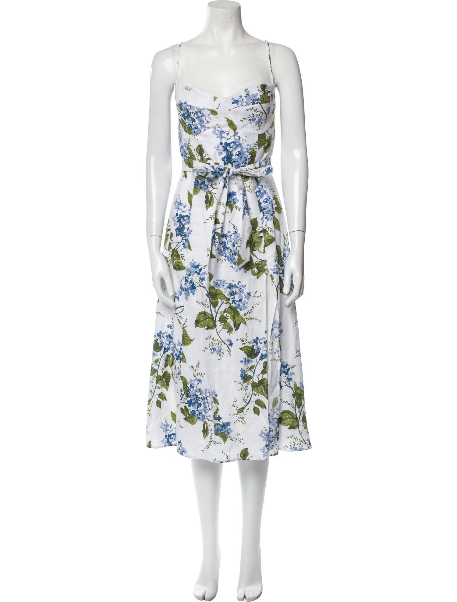 Reformation Linen Midi Length Dress